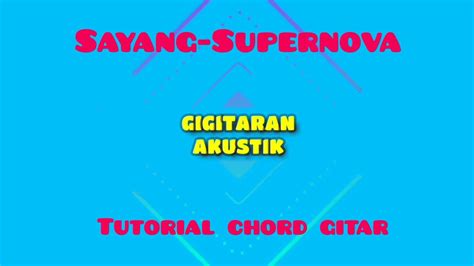 Kunci gitar supernova sayang  Chord Champagne Supernova - Oasis, lengkap lirik dan kunci gitar: